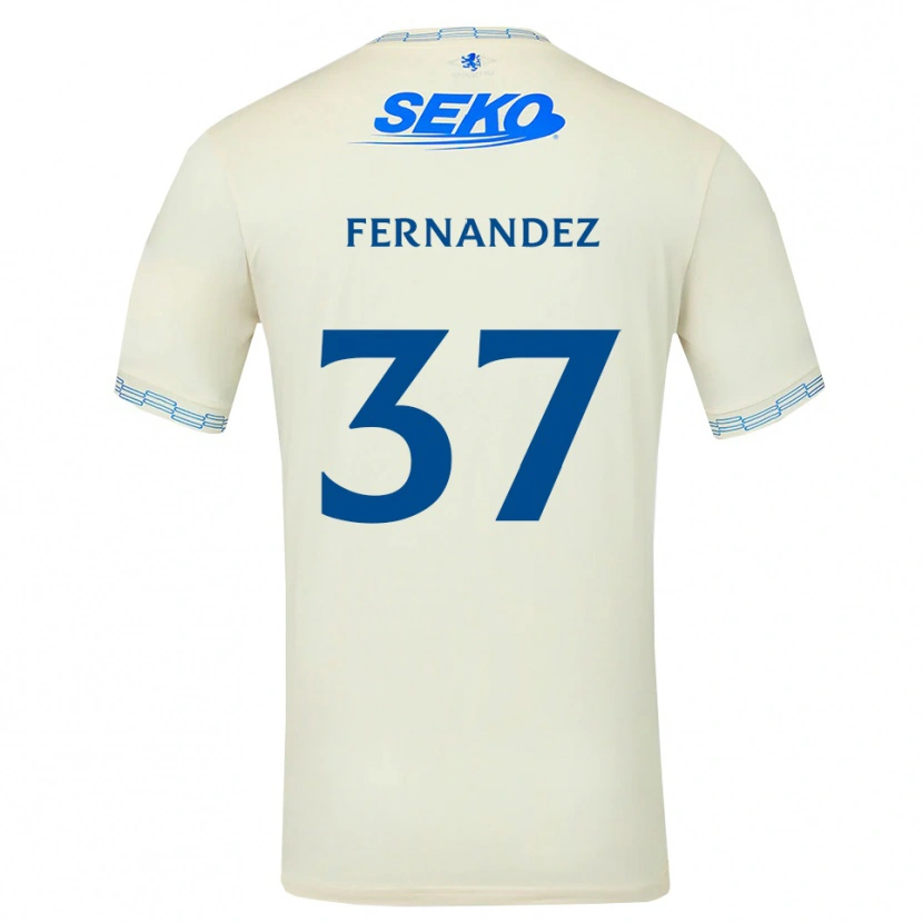 Danxen Criança Camisola Emmanuel Fernandez #37 Azul Céu Profundo Branco Alternativa 2026/27 Camisa Brasil
