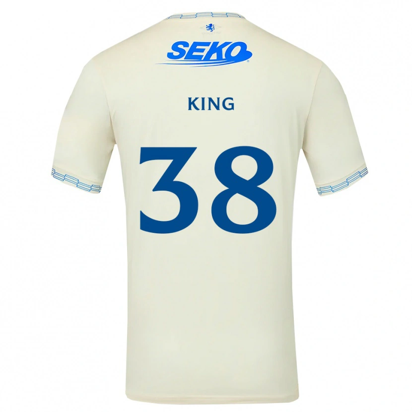Danxen Criança Camisola Leon King #38 Azul Céu Profundo Branco Alternativa 2026/27 Camisa Brasil