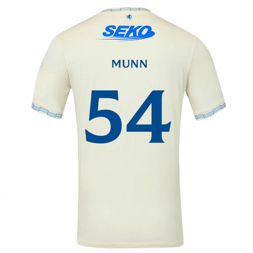 Danxen Criança Camisola Mason Munn #54 Azul Céu Profundo Branco Alternativa 2026/27 Camisa Brasil