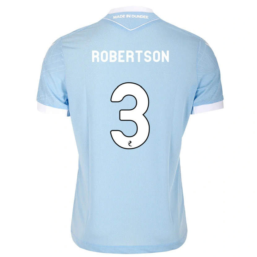 Danxen Criança Camisola Clark Robertson #3 Azul Céu Claro Branco Alternativa 2026/27 Camisa Brasil