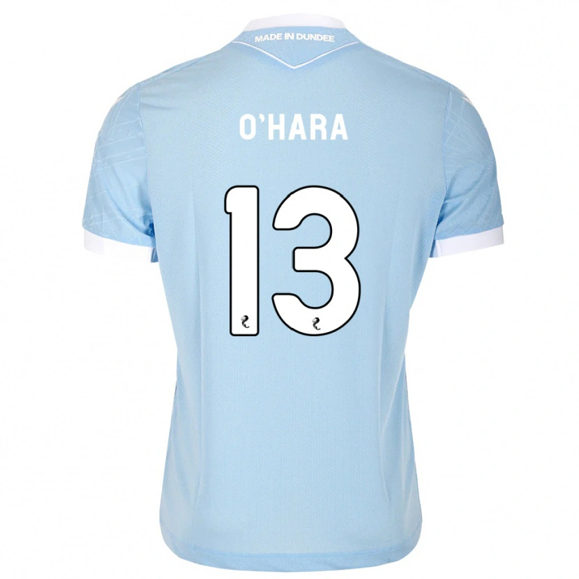 Danxen Criança Camisola Kieran O'hara #13 Azul Céu Claro Branco Alternativa 2026/27 Camisa Brasil