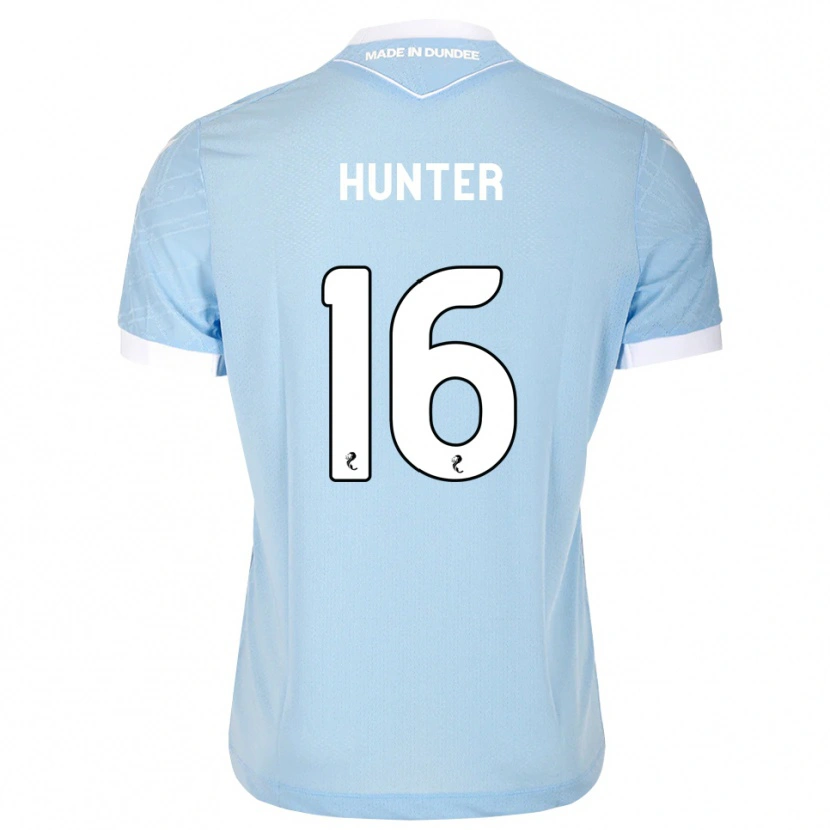 Danxen Criança Camisola Michael Hunter #16 Azul Céu Claro Branco Alternativa 2026/27 Camisa Brasil