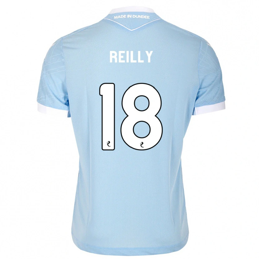 Danxen Criança Camisola Charlie Reilly #18 Azul Céu Claro Branco Alternativa 2026/27 Camisa Brasil