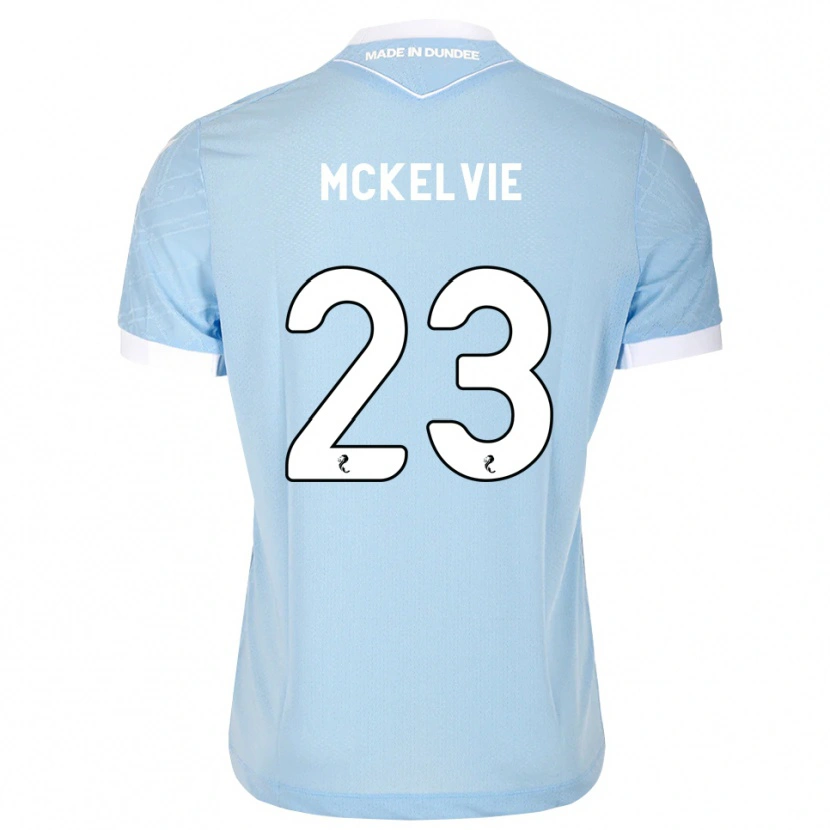 Danxen Criança Camisola Lewis Mckelvie #23 Azul Céu Claro Branco Alternativa 2026/27 Camisa Brasil