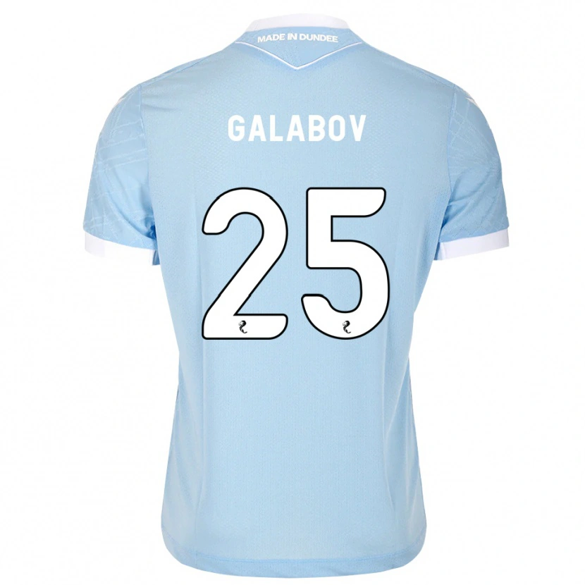 Danxen Criança Camisola Plamen Galabov #25 Azul Céu Claro Branco Alternativa 2026/27 Camisa Brasil