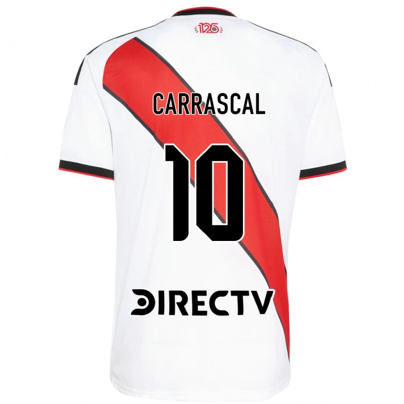 Danxen Homem Camisola Jorge Carrascal #10 Vermelho Branco Preto Principal 2026/27 Camisa Brasil