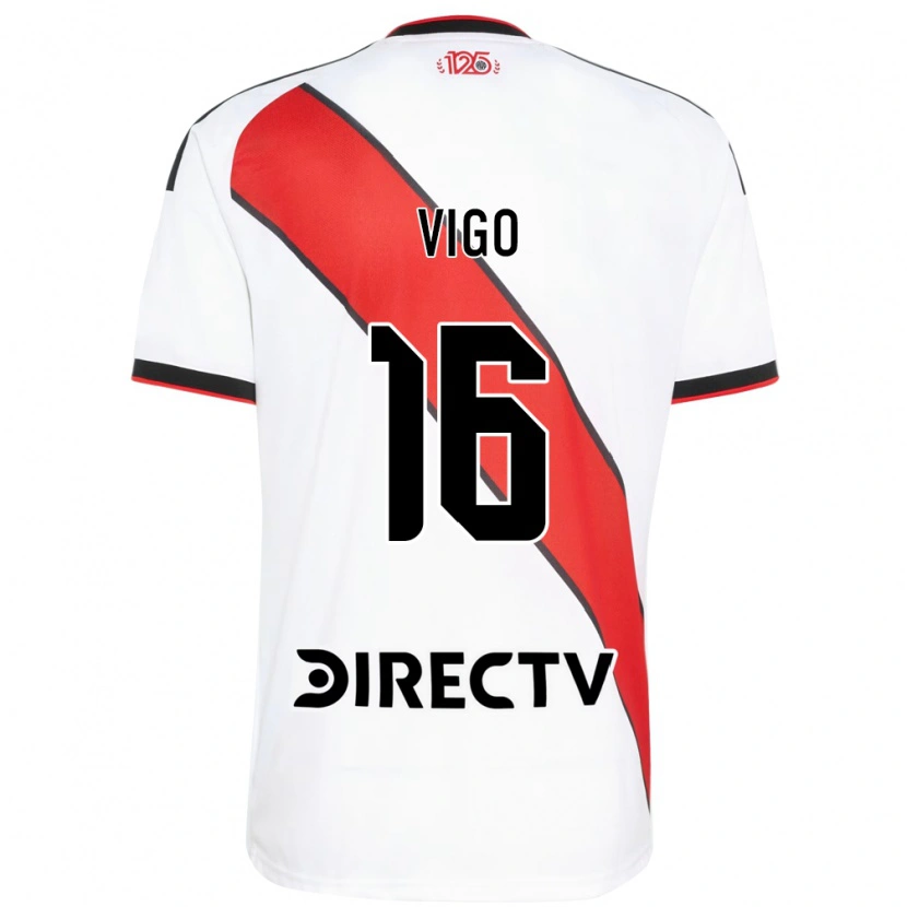 Danxen Homem Camisola Alex Vigo #16 Vermelho Branco Preto Principal 2026/27 Camisa Brasil