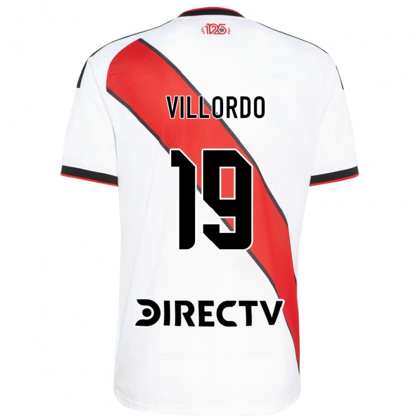Danxen Homem Camisola Juan Villordo #19 Vermelho Branco Preto Principal 2026/27 Camisa Brasil