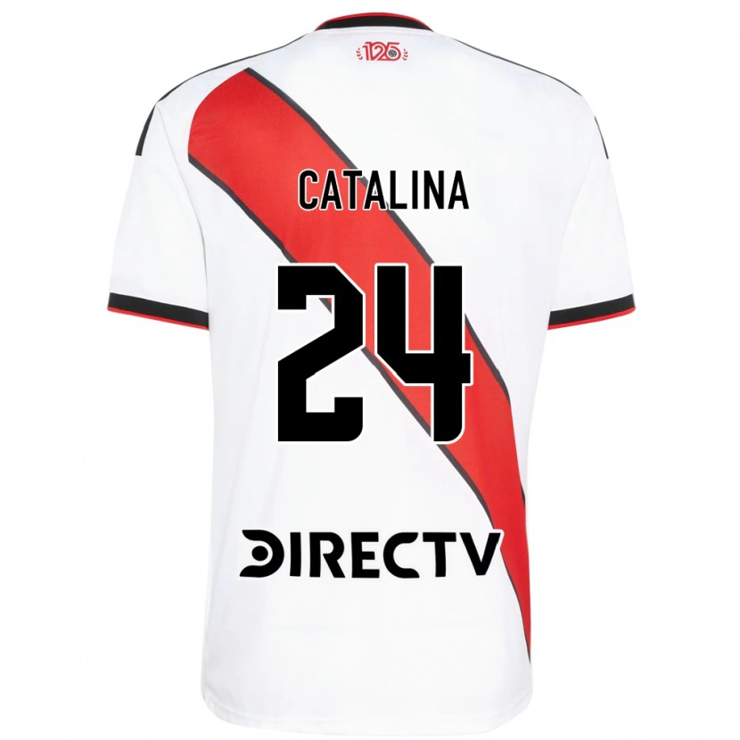 Danxen Homem Camisola Catalina Julia Primo #24 Vermelho Branco Preto Principal 2026/27 Camisa Brasil