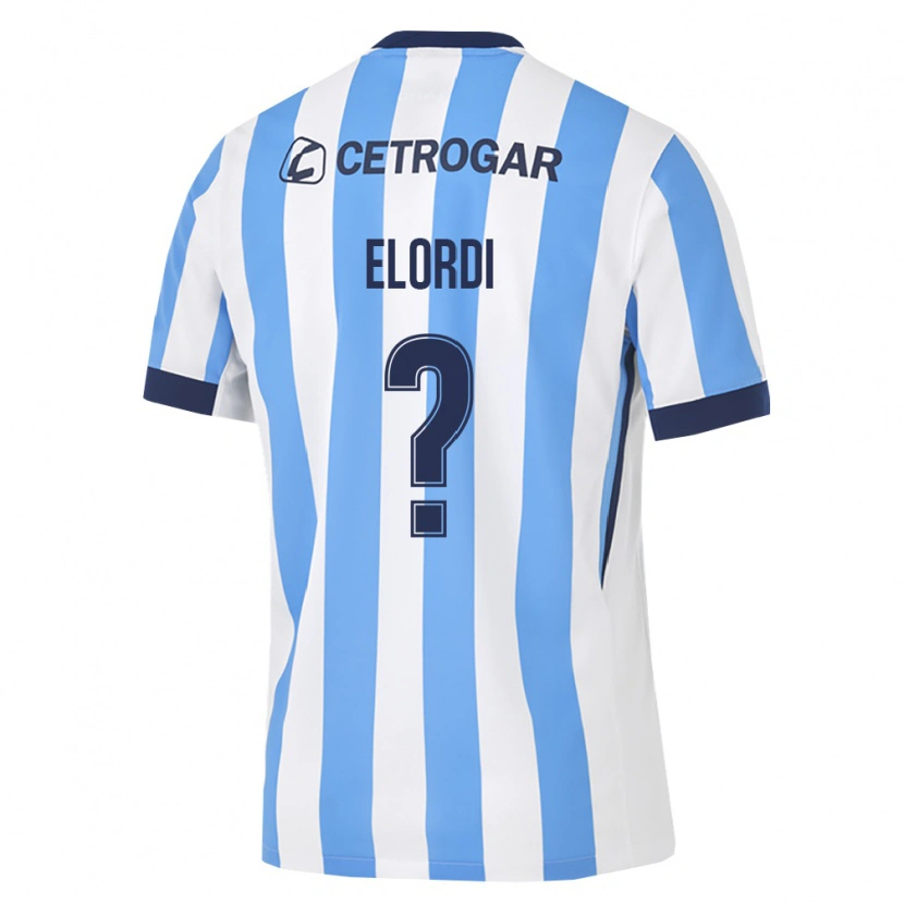 Danxen Homem Camisola Juan Elordi #0 Azul Claro Branco Preto Principal 2026/27 Camisa Brasil
