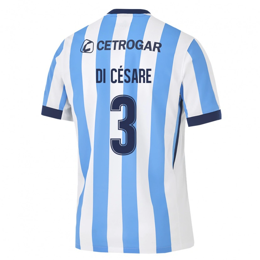 Danxen Homem Camisola Marco Di Césare #3 Azul Claro Branco Preto Principal 2026/27 Camisa Brasil