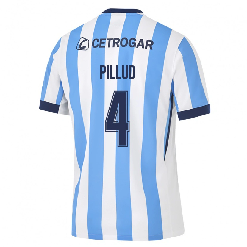 Danxen Homem Camisola Ivan Pillud #4 Azul Claro Branco Preto Principal 2026/27 Camisa Brasil