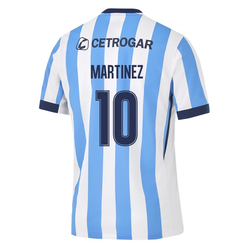 Danxen Homem Camisola Roger Martinez #10 Azul Claro Branco Preto Principal 2026/27 Camisa Brasil