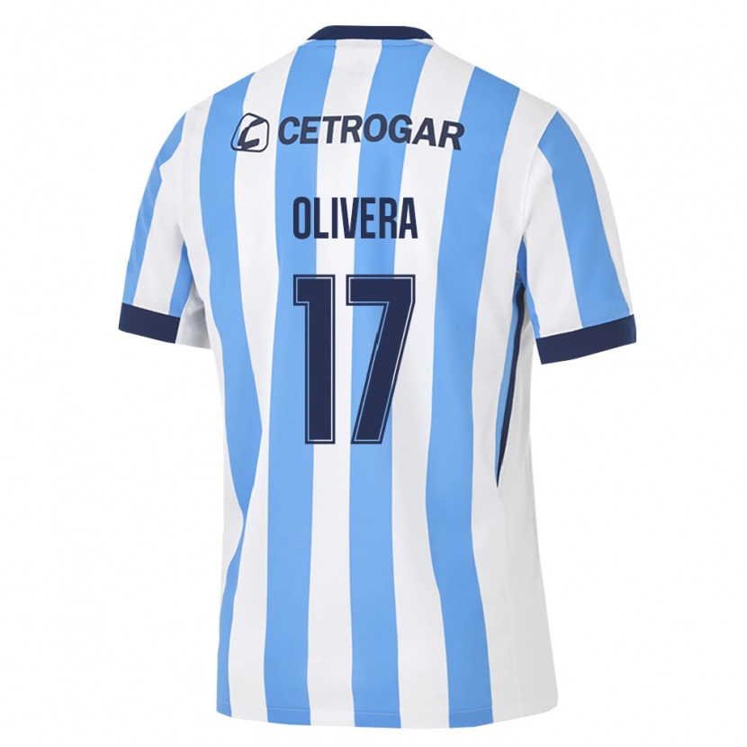 Danxen Homem Camisola Nazareno Olivera #17 Azul Claro Branco Preto Principal 2026/27 Camisa Brasil
