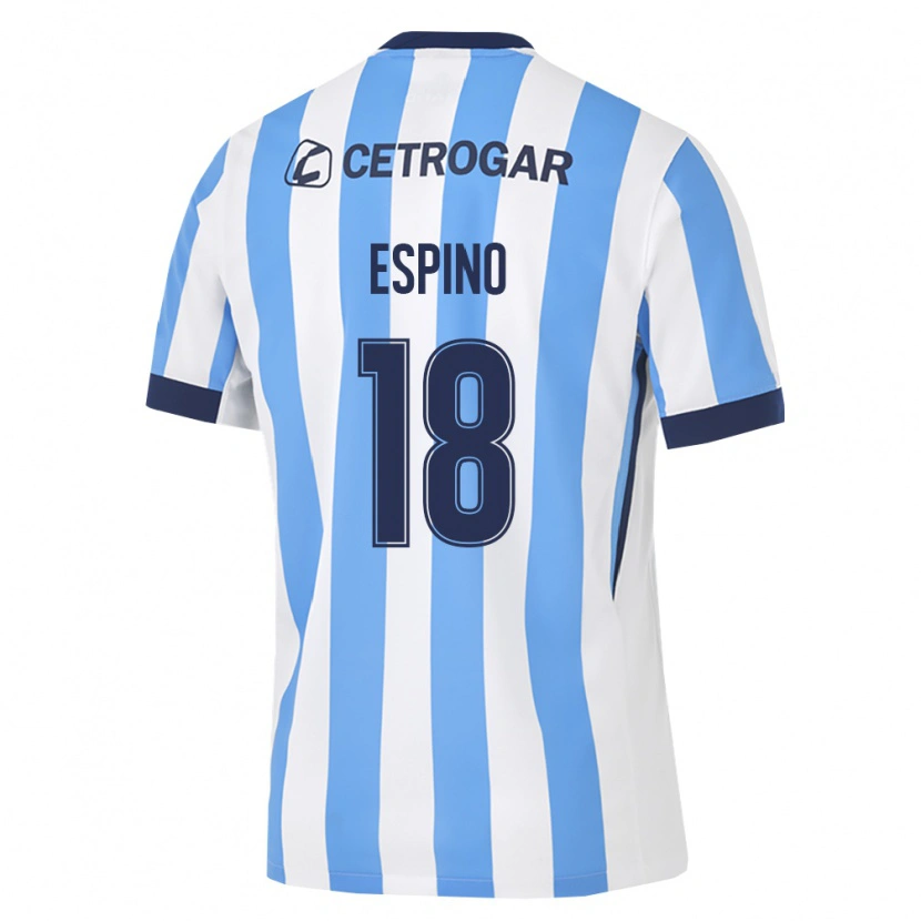 Danxen Homem Camisola Alfonso Espino #18 Azul Claro Branco Preto Principal 2026/27 Camisa Brasil