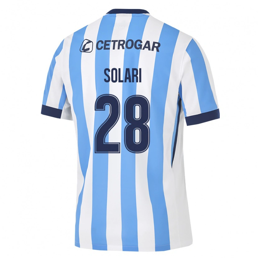 Danxen Homem Camisola Santiago Solari #28 Azul Claro Branco Preto Principal 2026/27 Camisa Brasil