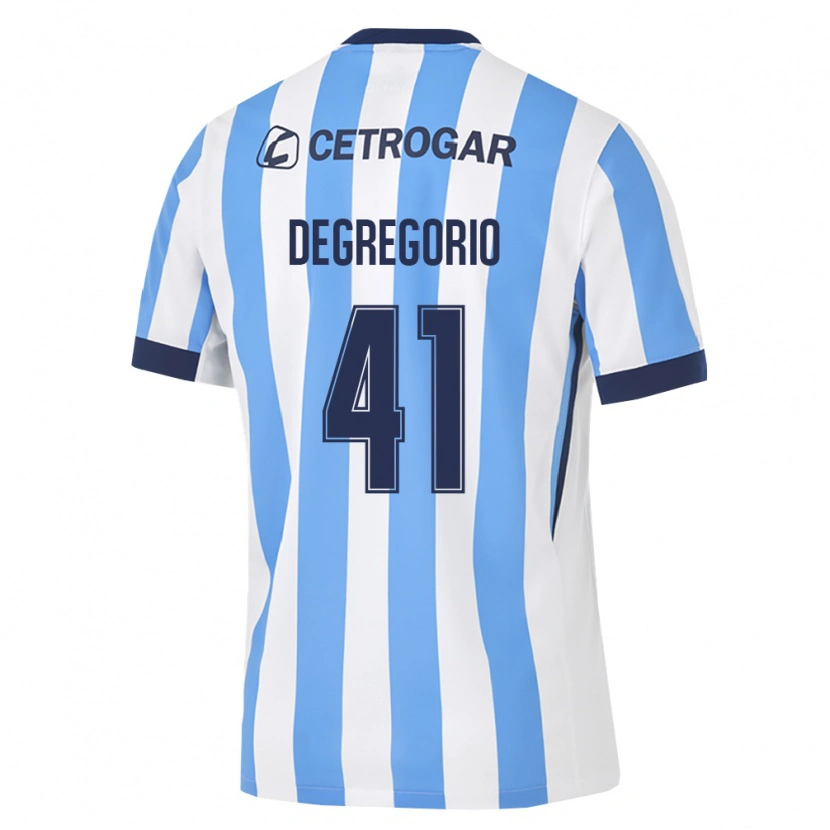 Danxen Homem Camisola Ramiro Degregorio #41 Azul Claro Branco Preto Principal 2026/27 Camisa Brasil