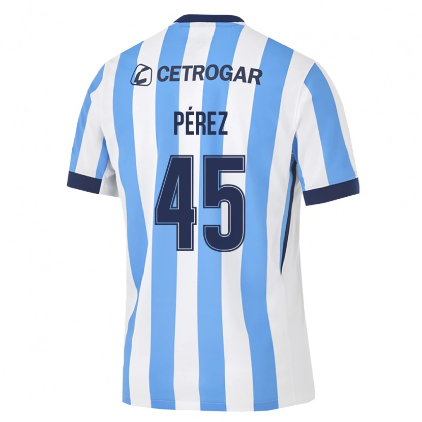 Danxen Homem Camisola Ezequiel Pérez #45 Azul Claro Branco Preto Principal 2026/27 Camisa Brasil