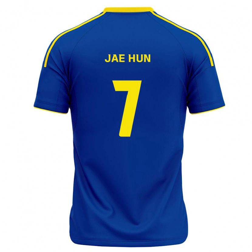 Danxen Homem Camisola Jae-Hun Lee #7 Azul Real Amarelo Principal 2026/27 Camisa Brasil
