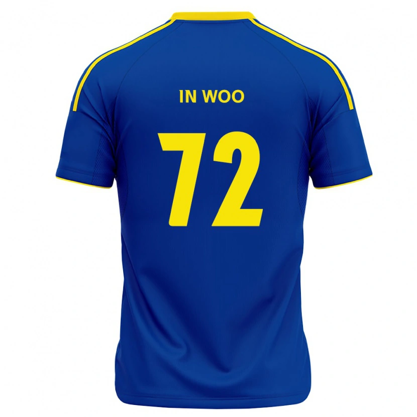Danxen Homem Camisola In-Woo Back #72 Azul Real Amarelo Principal 2026/27 Camisa Brasil