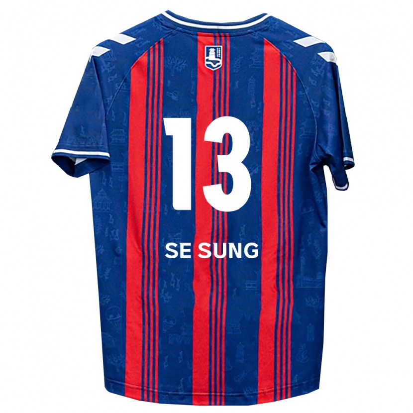 Danxen Homem Camisola Se-Sung Lee #13 Azul Vermelho Branco Principal 2026/27 Camisa Brasil