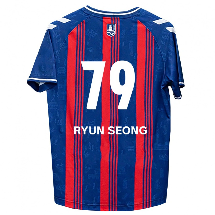 Danxen Homem Camisola Ryun-Seong Choe #79 Azul Vermelho Branco Principal 2026/27 Camisa Brasil