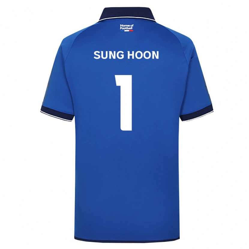 Danxen Homem Camisola Sung-Hoon Cho #1 Azul Real Branco Vermelho Principal 2026/27 Camisa Brasil