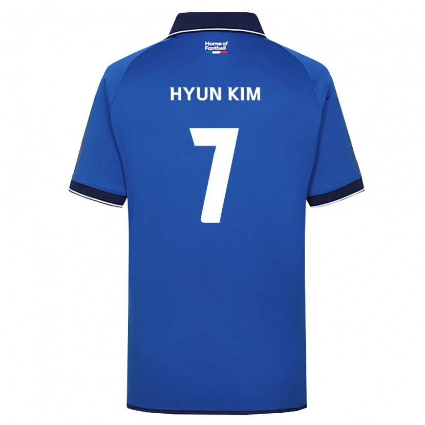Danxen Homem Camisola Hyun Kim #7 Azul Real Branco Vermelho Principal 2026/27 Camisa Brasil