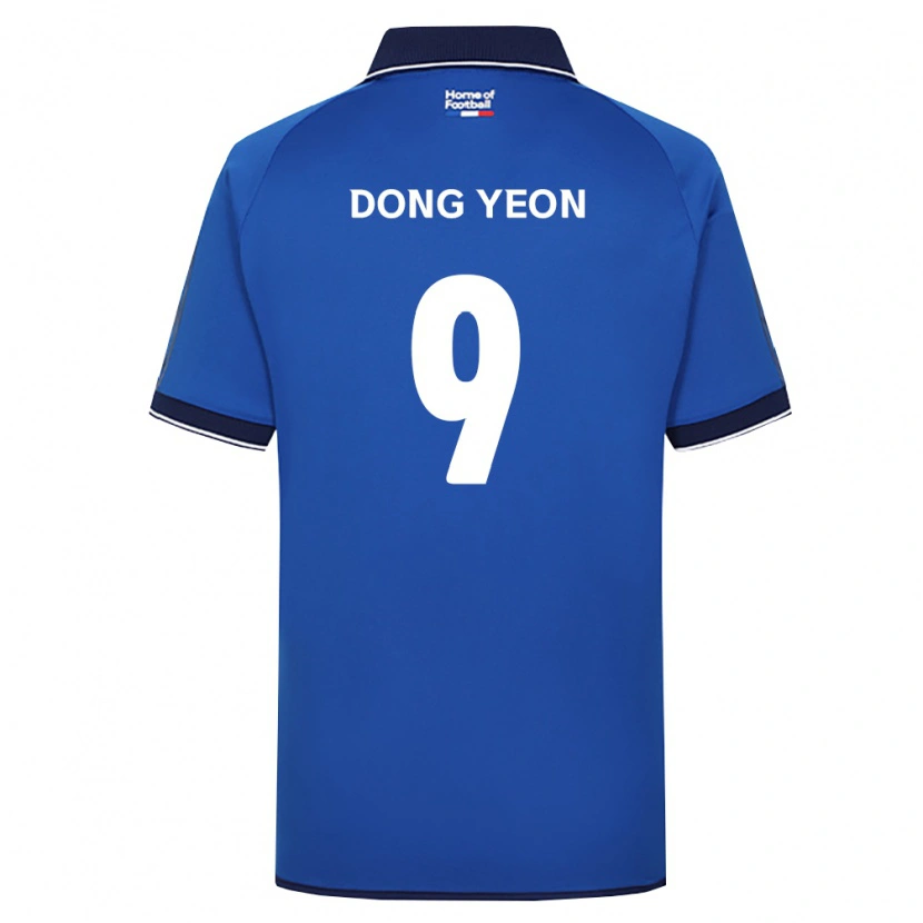Danxen Homem Camisola Dong-Yeon Kim #9 Azul Real Branco Vermelho Principal 2026/27 Camisa Brasil