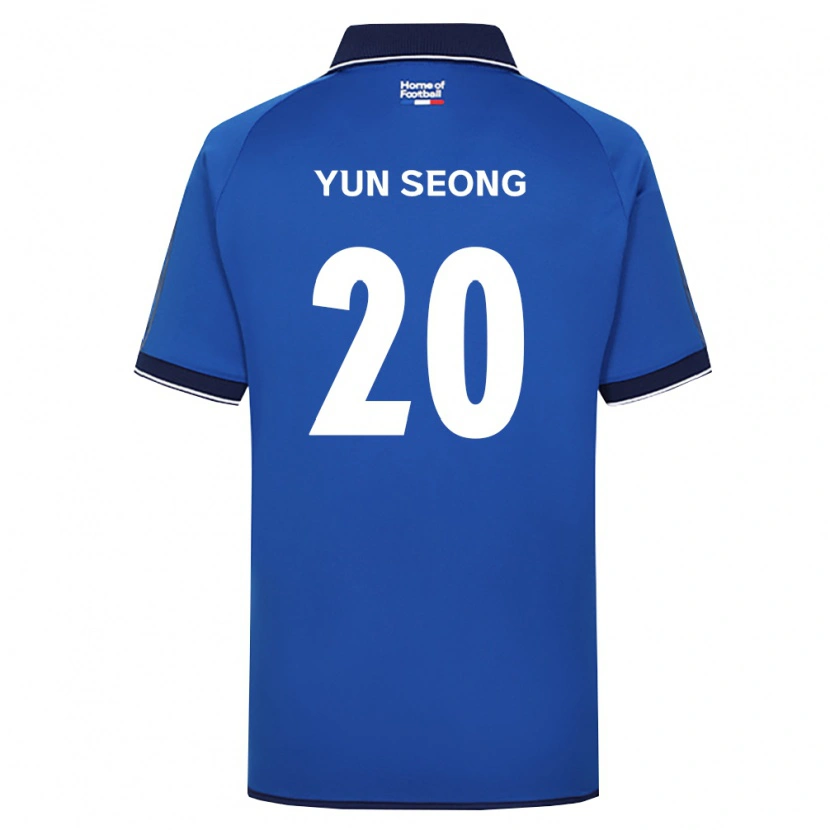 Danxen Homem Camisola Yun-Seong Jo #20 Azul Real Branco Vermelho Principal 2026/27 Camisa Brasil