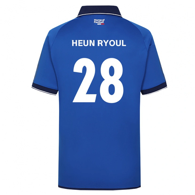 Danxen Homem Camisola Heun-Ryoul Lee #28 Azul Real Branco Vermelho Principal 2026/27 Camisa Brasil
