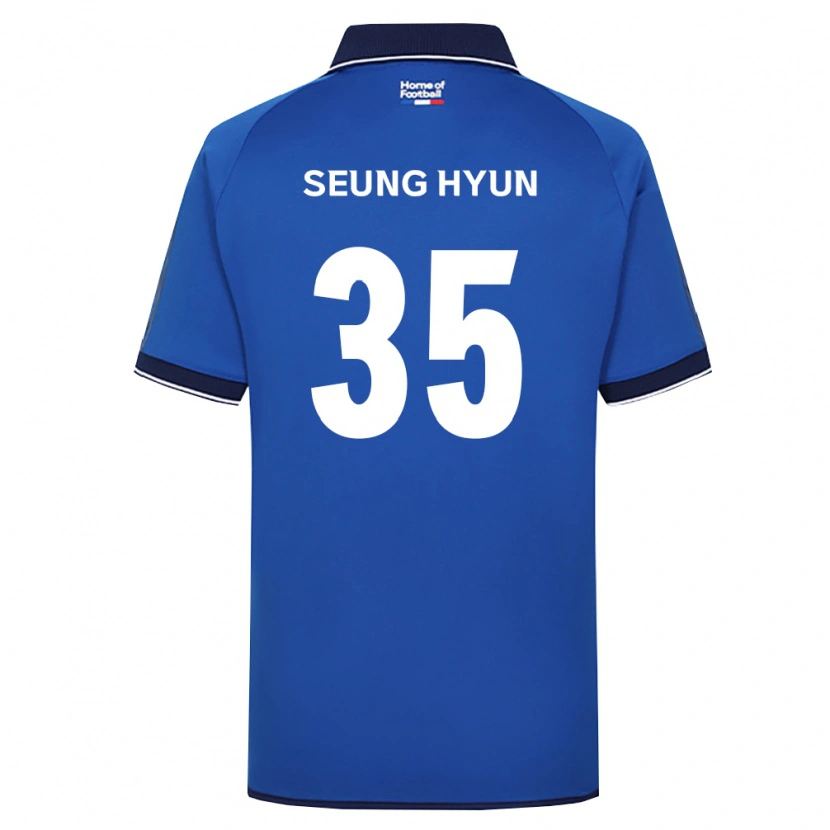 Danxen Homem Camisola Seung-Hyun Kim #35 Azul Real Branco Vermelho Principal 2026/27 Camisa Brasil