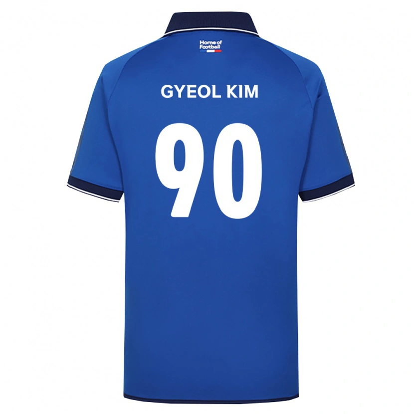 Danxen Homem Camisola Gyeol Kim #90 Azul Real Branco Vermelho Principal 2026/27 Camisa Brasil