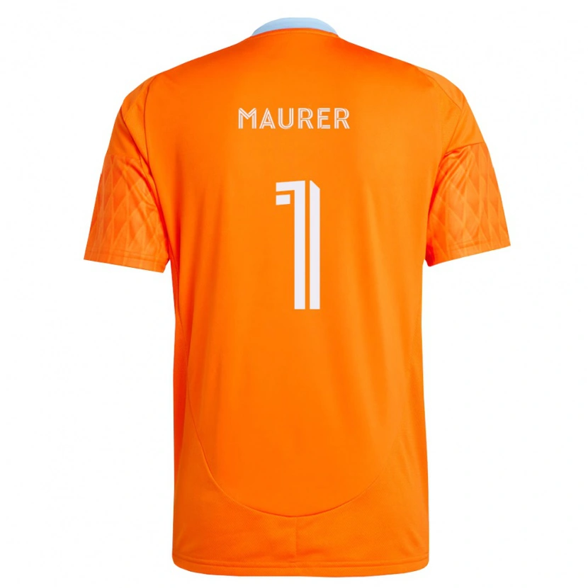 Danxen Homem Camisola Jimmy Maurer #1 Laranja Branco Principal 2026/27 Camisa Brasil