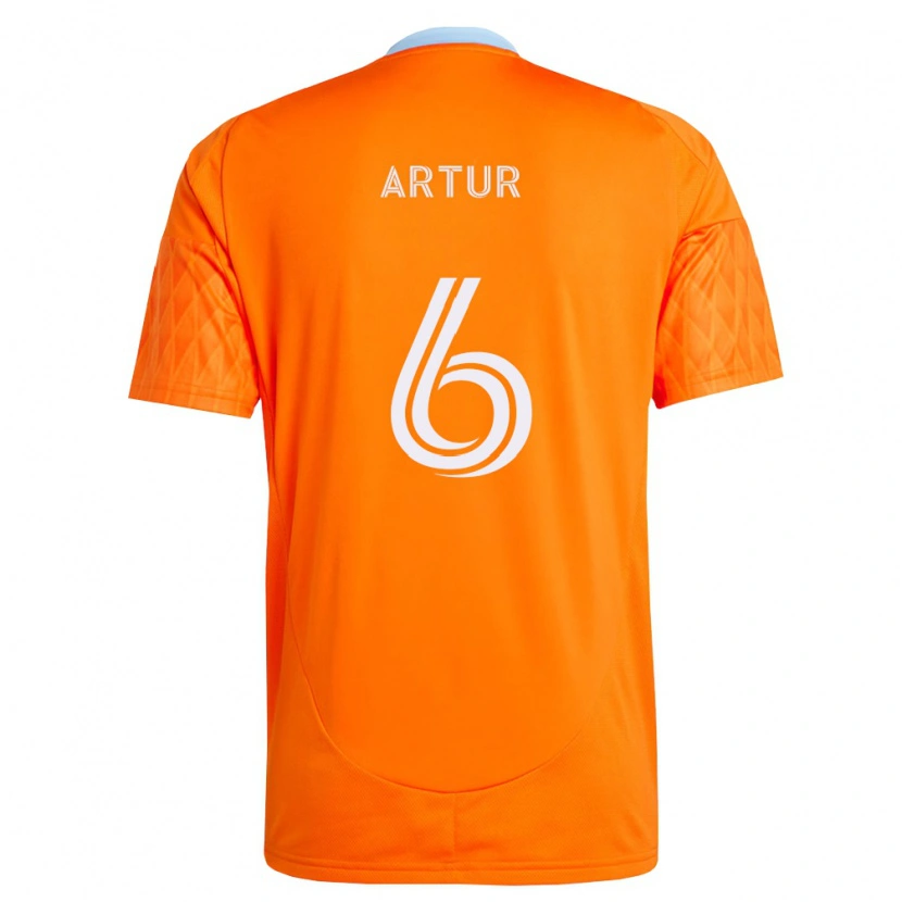 Danxen Homem Camisola José Artur De Lima Júnior #6 Laranja Branco Principal 2026/27 Camisa Brasil