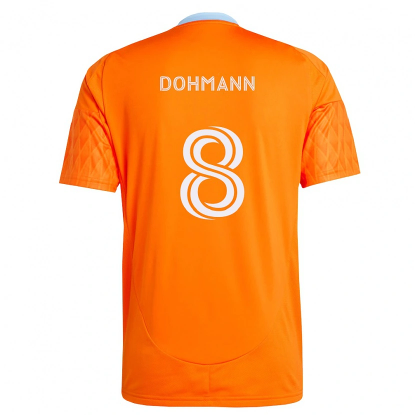 Danxen Homem Camisola Gustavo Abreu Dohmann #8 Laranja Branco Principal 2026/27 Camisa Brasil