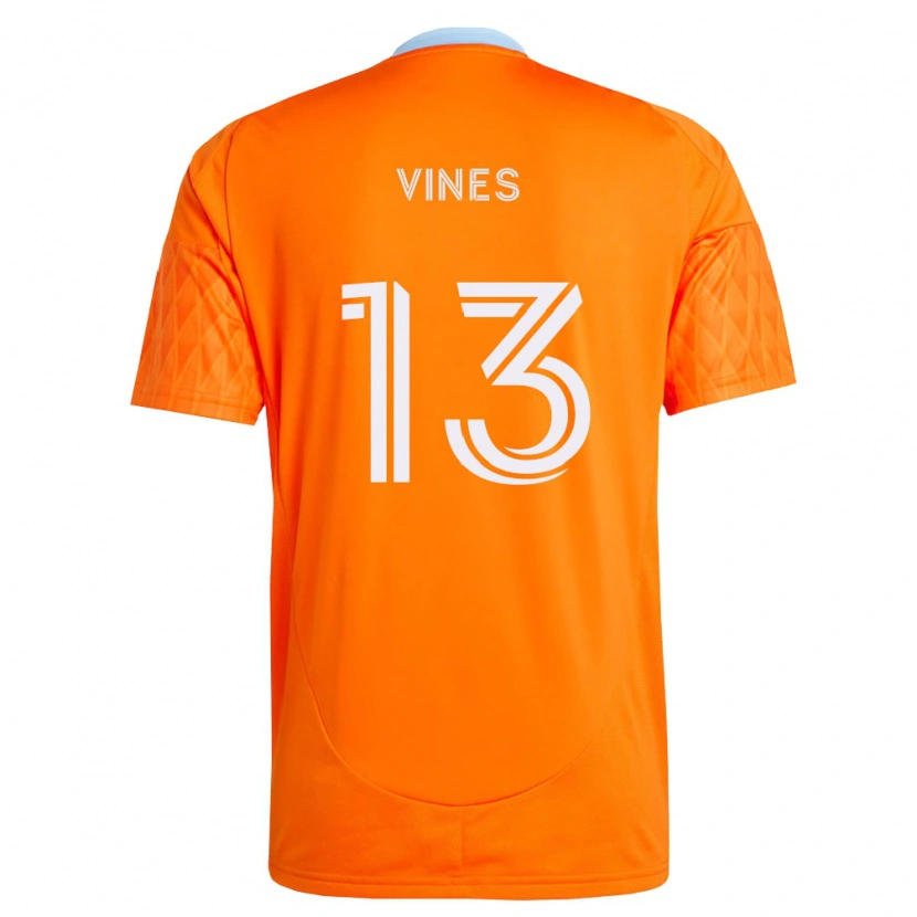 Danxen Homem Camisola Sam Vines #13 Laranja Branco Principal 2026/27 Camisa Brasil