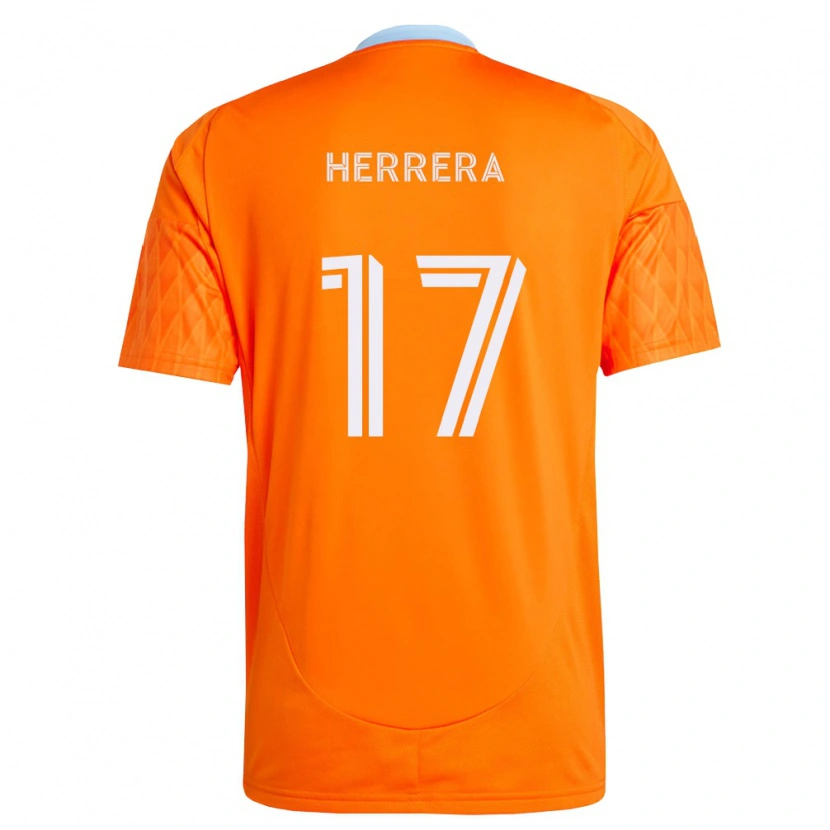 Danxen Homem Camisola D'alessandro Herrera #17 Laranja Branco Principal 2026/27 Camisa Brasil