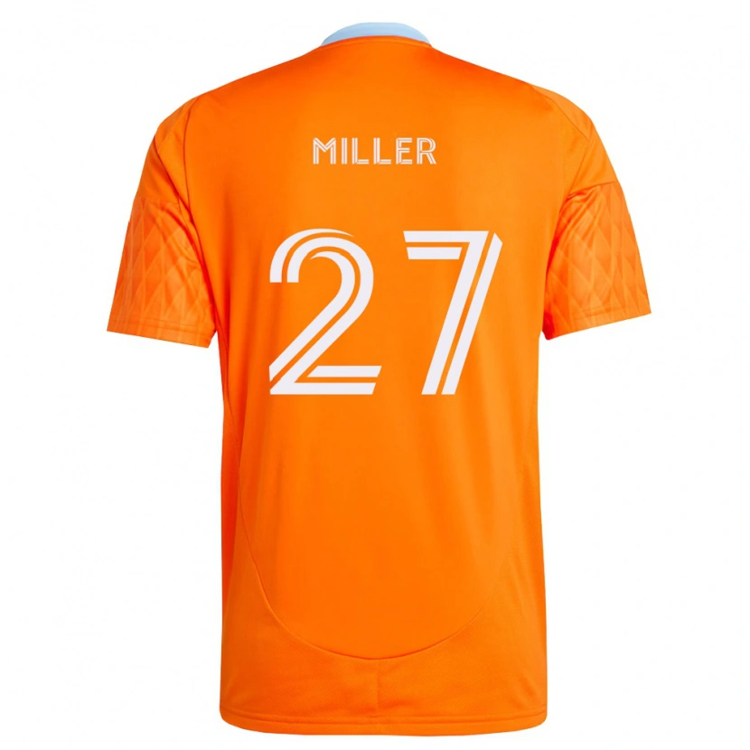 Danxen Homem Camisola Reese Miller #27 Laranja Branco Principal 2026/27 Camisa Brasil