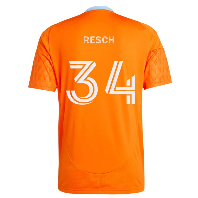 Danxen Homem Camisola Agustin Resch #34 Laranja Branco Principal 2026/27 Camisa Brasil