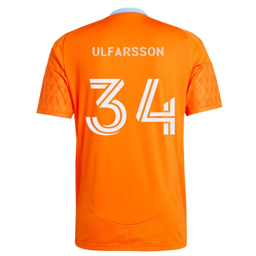 Danxen Homem Camisola Thor Úlfarsson #34 Laranja Branco Principal 2026/27 Camisa Brasil