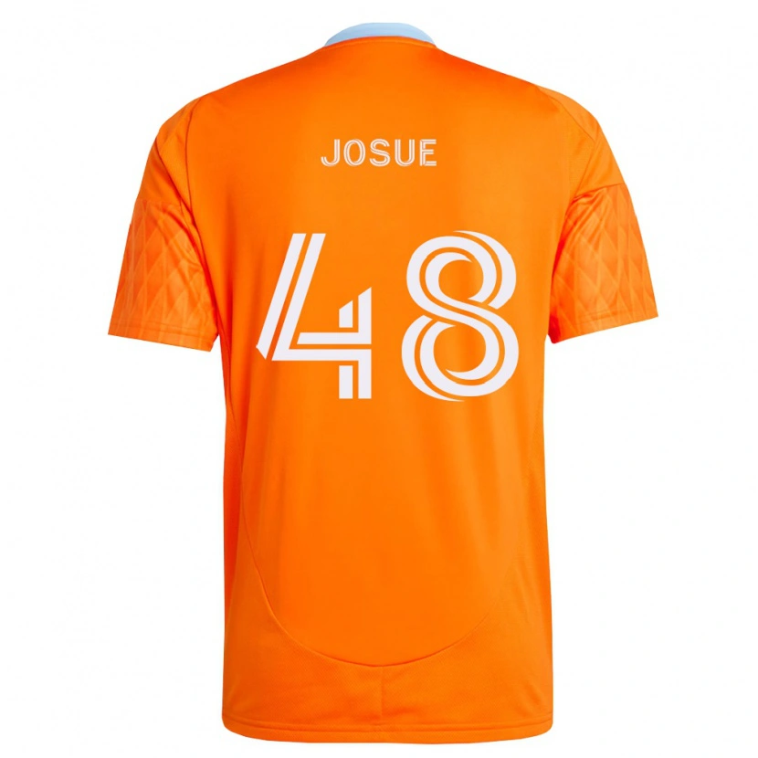 Danxen Homem Camisola Josué #48 Laranja Branco Principal 2026/27 Camisa Brasil