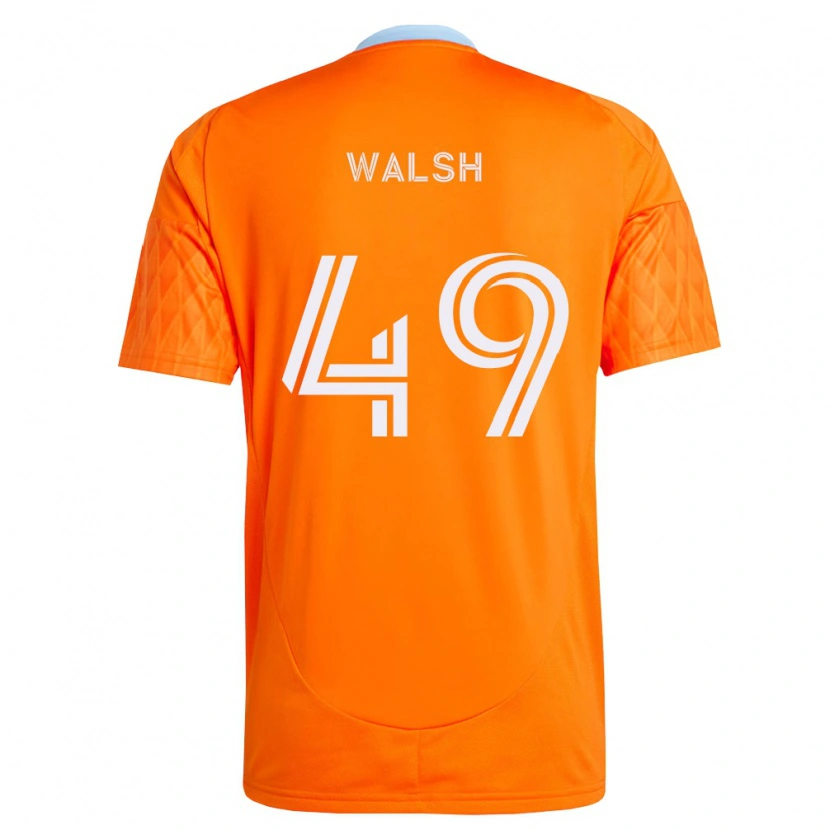 Danxen Homem Camisola Kian Walsh #49 Laranja Branco Principal 2026/27 Camisa Brasil