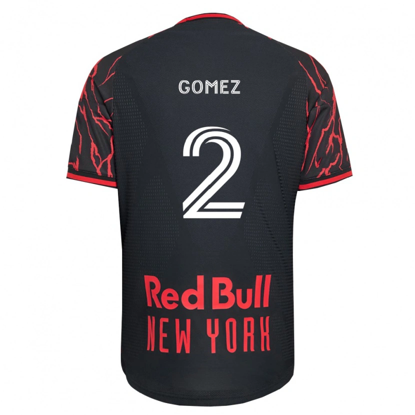 Danxen Homem Camisola Álex Gómez #2 Vermelho Preto Branco Principal 2026/27 Camisa Brasil