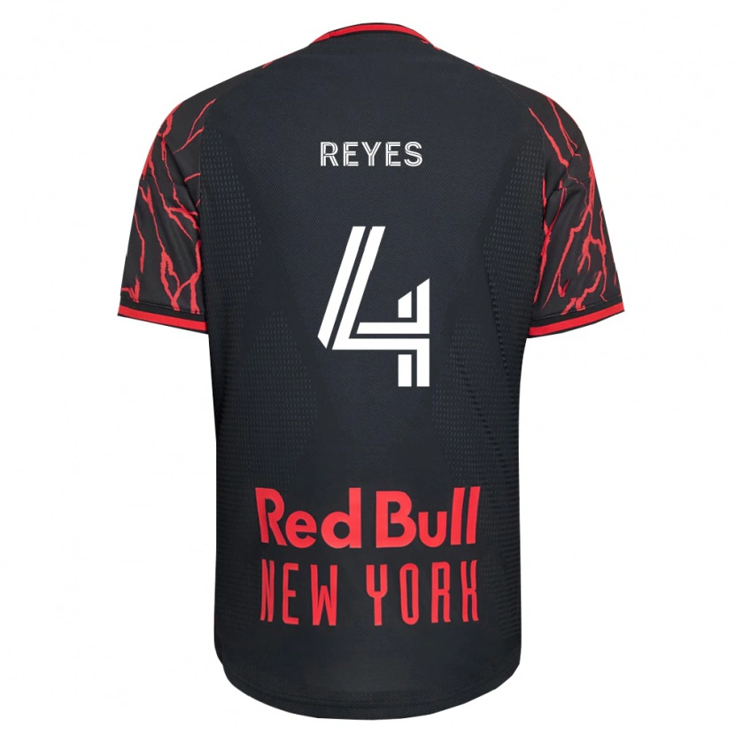 Danxen Homem Camisola Andrés Reyes #4 Vermelho Preto Branco Principal 2026/27 Camisa Brasil