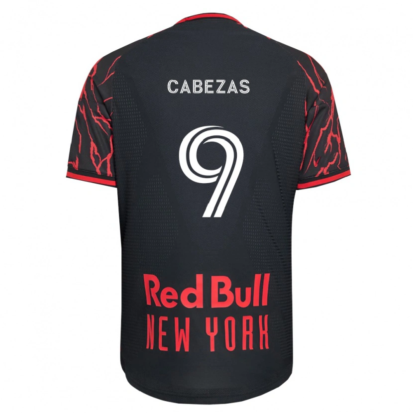 Danxen Homem Camisola Jorge Cabezas #9 Vermelho Preto Branco Principal 2026/27 Camisa Brasil