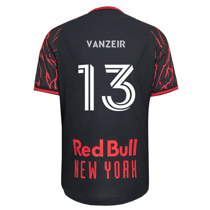 Danxen Homem Camisola Dante Vanzeir #13 Vermelho Preto Branco Principal 2026/27 Camisa Brasil