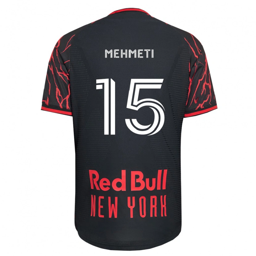 Danxen Homem Camisola Adri Mehmeti #15 Vermelho Preto Branco Principal 2026/27 Camisa Brasil