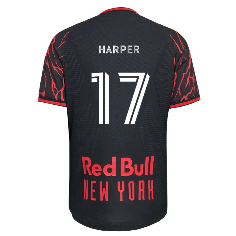 Danxen Homem Camisola Cameron Harper #17 Vermelho Preto Branco Principal 2026/27 Camisa Brasil
