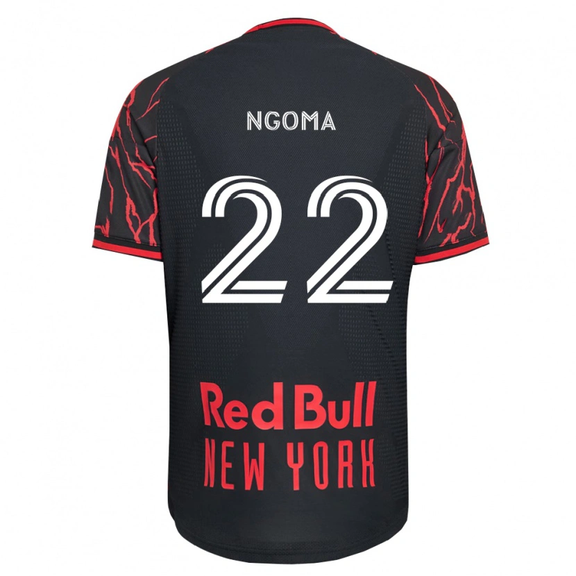 Danxen Homem Camisola Serge Ngoma #22 Vermelho Preto Branco Principal 2026/27 Camisa Brasil